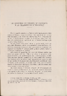 Le algebre di ordine qualunque e le matrici di Riemann