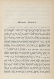 Bibljoteka "Wektora"