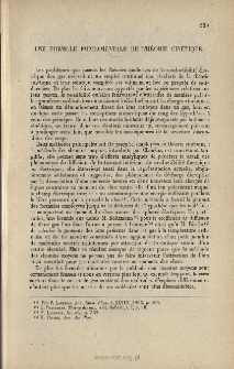 Une formule fondamentale de théorie cinétique, Ann. Chim. et Physique, 1905, 5, 245