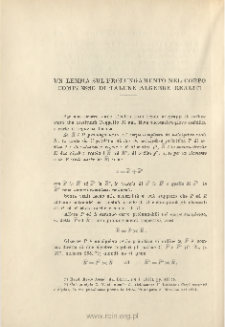 Un lemma sul prolugamento nel corp complesso di talune algebre reali