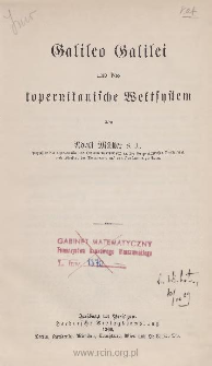 Galileo Galilei und das kopernikanische Weltsystem