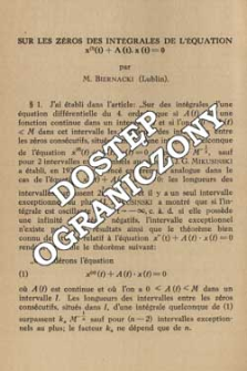 Sur les z&eacute;ros des int&eacute;grales de l'&eacute;quation x⁽⁵⁾(t)+A(t).x(t)=0