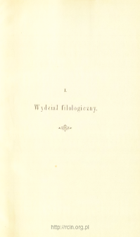 Sprawozdania z Posiedzeń, Wydział filologiczny. Rok 1893
