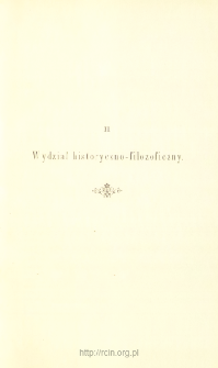 Sprawozdania z Posiedzeń, Wydział historyczno-filozoficzny. Rok 1893