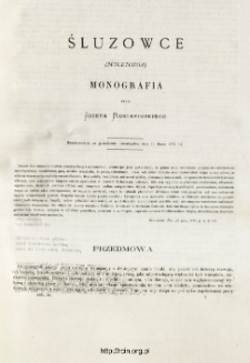 Śluzowce (Mycetozoa), Monografia, część pierwsza