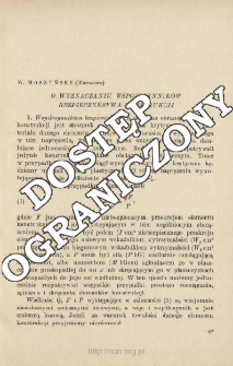 O wyznaczaniu wsp&oacute;łczynnik&oacute;w bezpieczeństwa konstrukcji