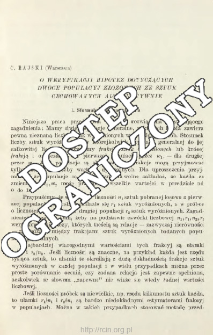 O weryfikacji hipotez dotyczących dw&oacute;ch populacyj złożonych ze sztuk cechowanych alternatywnie