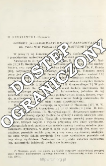 Algebry (m+n) elementowe i ich zastosowania do układ&oacute;w przekaźnikowych