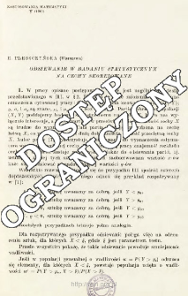 Odsiewanie w badaniu statystycznym na cechy skorelowane