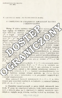 O uog&oacute;lnionym połączeniu zagadnień Bayesa i Bernoulliego