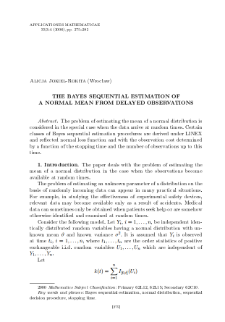 The Bayes sequential estimation of a normal mean from delayed observations