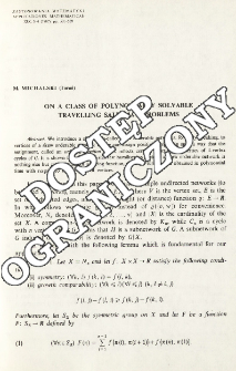 On a class of polynomially solvable travelling salesman problems