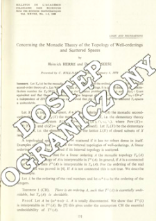 Concerning the monadic theory of the topology of well-orderings and scattered spaces