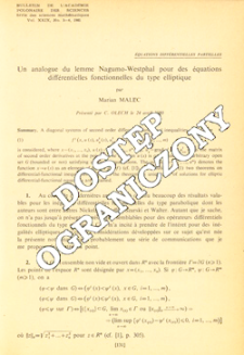 Un analogue du lemme Nagumo-Westphal pour des équations différentielles fonctionnelles du type elliptique