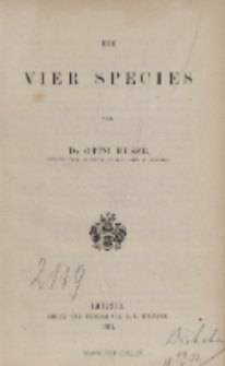 Die vier Species