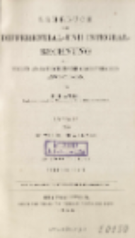 Lehrbuch der Differential- und Integral-Rechnung mit vielen analytischen und geometrischen Anwendungen. T. 2