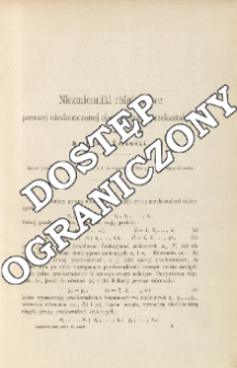 Niezmienniki różniczkowe pewnej nieskończonej ciągłej grupy przekształceń