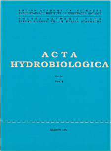 Changes in the bivalve groups (Bivalvia - Unionidae) in the Goczałkowice Reservoir (southern Poland) in the period 1983-1992