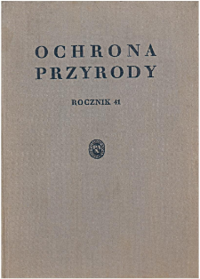 Zgrupowania bezkręgowc&oacute;w bentosowych potoku Prądnik w Ojcowskim Parku Narodowym i na terenie przyległym