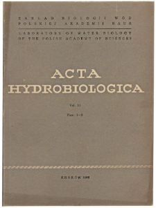 Hydrochemiczna charakterystyka potoku Białka Tatrzańska