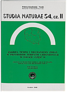 Cambiophagous insects in selected mountain Norway spruce stands uder nature protection