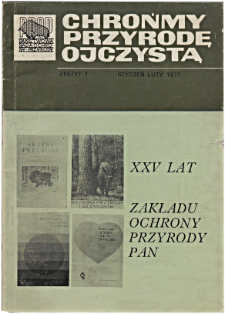 Notes on the establishment of a scenic reserve and of the zone of protected landscape in the lower Narew river valley