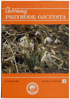 Chrońmy Przyrodę Ojczystą Tom 52 z. 2 (1996)