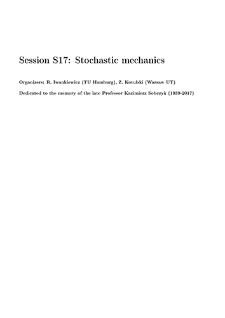 Session S17: Stochastic mechanics