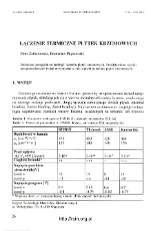 Łączenie termiczne płytek krzemowych