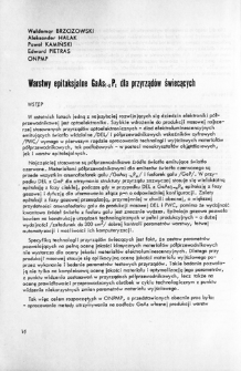 Warstwy epitaksjalne GaAs1-xPx dla przyrząd&oacute;w świecących = GaAs1-xPx epitaxial layers for lighting diodes