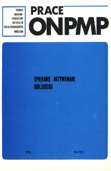 Spiekanie aktywowane molibdenu = Molybdenum activated sintering