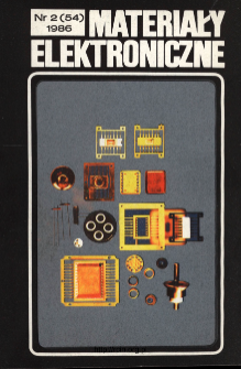 Spis treści 1986 nr 2(54) = Contents 1986 nr 2(54)