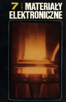 Materiały Elektroniczne 1974 nr 7