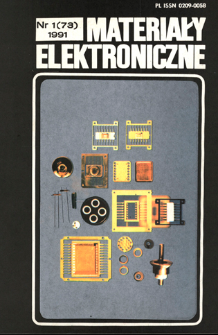 Materiały Elektroniczne 1991 nr 1(73)