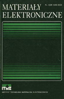 Materiały Elektroniczne 1998 = Electronic Materials 1998