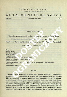 Badania synantropizacji ptak&oacute;w w Starym Parku w Ciechocinku