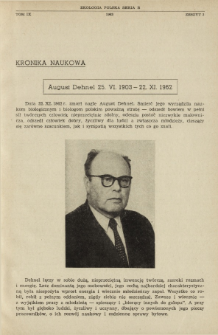 August Dehnel 25.VI.1903-22.XI.1962