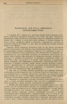Konferencja nad florą i roślinnością synantropijną Polski