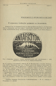 II wyprawa biolog&oacute;w polskich na Antarktydę