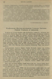 Konferencja Międzynarodowego Centrum Badania Ptak&oacute;w Wodnych w Jabłonnie