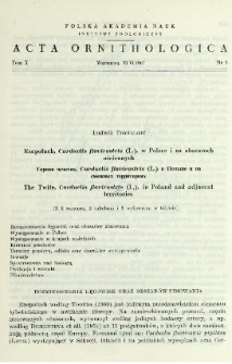 Rzepołuch, Carduelis flavirostris (L.), w Polsce i na obszarach ościennych