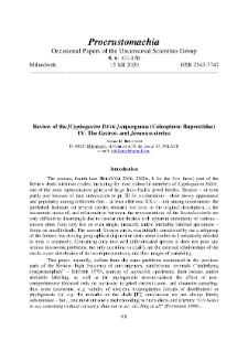 Review of the [Cyphogastra DEYR.]- supergenus (Coleoptera: Buprestidae) IV. The Gestroi- and Javanica-circles