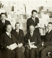 Zygmunt Mokrzecki with his cooperators