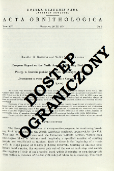 Progress Report on the North American Breeding Bird Survey