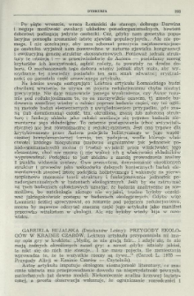 "Przygody ekolog&oacute;w i ewolucjonist&oacute;w w krainie superorganizm&oacute;w" (dyskusja) : Przygody ekolog&oacute;w w Krainie Czar&oacute;w
