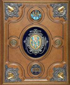[Commemorative album of prof. Maksymilian Nowicki; cover]