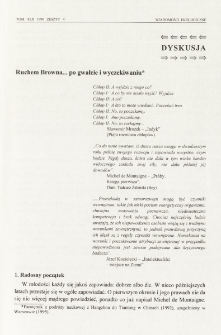 Ruchem Browna&hellip; po gwałcie i wyczekiwaniu