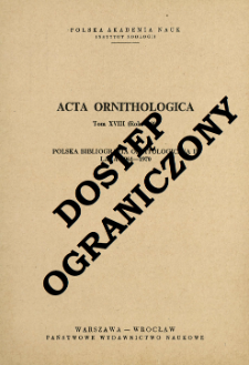 Polska bibliografia ornitologiczna. 2, Lata 1961-1970