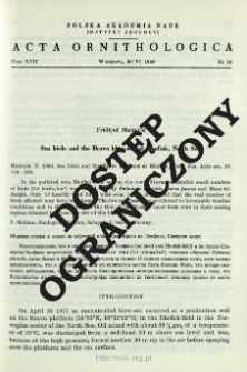 Sea birds and the Bravo blow-out at Ekofisk, North Sea