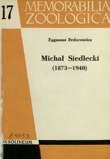 Michał Siedlecki (1873-1940)